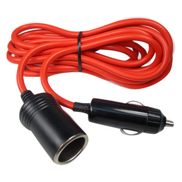 heavy type car cigarette lighter plug cable with s